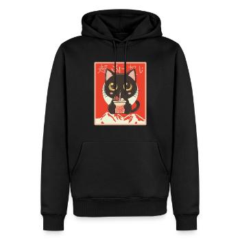 Bubble Tea Boba BubbleTea Kawaii Japan Tea Kpop - Men’s Premium Organic Hoodie - black - Front - Nico (187cm)