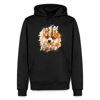 Bubble Tea Boba BubbleTea Kawaii Japan Tea Kpop - Men’s Premium Organic Hoodie - black - Front - Nico (187cm)