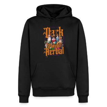 Apotheker Kräutersammler - Männer Premium Bio Hoodie - Schwarz - Vorne - Nico (187cm)