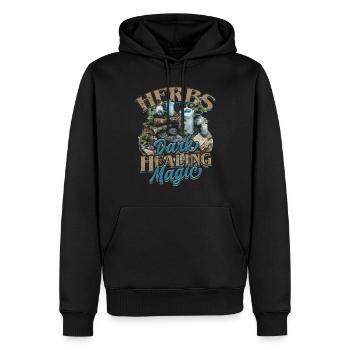 Apotheker Kräutersammler Apothekerin - Männer Premium Bio Hoodie - Schwarz - Vorne - Nico (187cm)