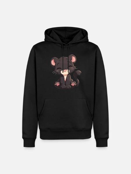 Panthers Panther - Männer Premium Bio Hoodie - Schwarz