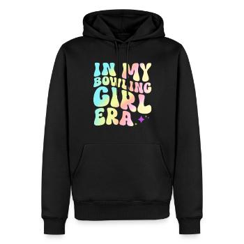 Bowling Girl Funny Ladies Team Bowler Sport - Männer Premium Bio Hoodie - Schwarz - Vorne - Nico (187cm)