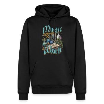 Apotheker Mystic Herbalogist At Work - Männer Premium Bio Hoodie - Schwarz - Vorne - Nico (187cm)