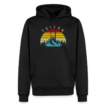 Arizona Phoenix Sedona USA Grand Canyon Amerika - Männer Premium Bio Hoodie - Schwarz - Vorne - Nico (187cm)
