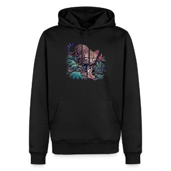 Ocelots Ocelot - Men’s Premium Organic Hoodie - black - Front - Nico (187cm)