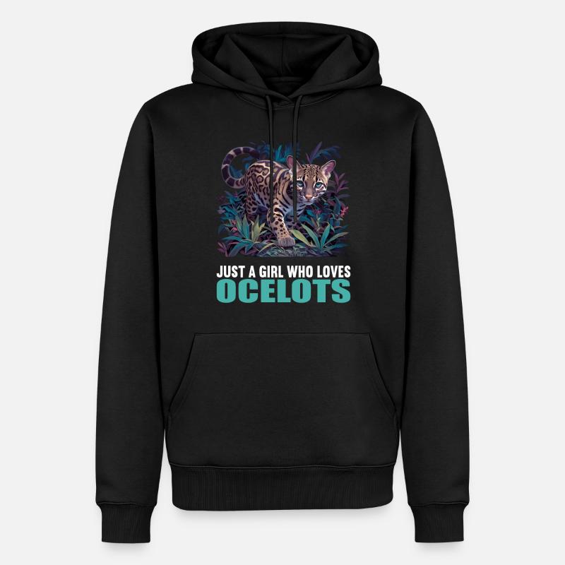 Ocelots Ocelot - Sweat à capuche Premium bio Homme - noir