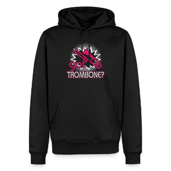 Got Trombone - Men’s Premium Organic Hoodie - black - Front - Nico (187cm)