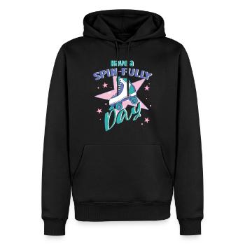 Rollerskater Party Have A Spin-Fully Day Gift Idea - Männer Premium Bio Hoodie - Schwarz - Vorne - Nico (187cm)