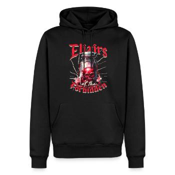 Apothecary Herb Collector Elixirs Of The Forbidden - Men’s Premium Organic Hoodie - black - Front - Nico (187cm)
