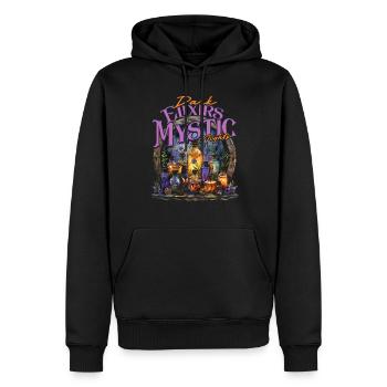 Apothecary Dark Elixirs Mystic Nights - Men’s Premium Organic Hoodie - black - Front - Nico (187cm)