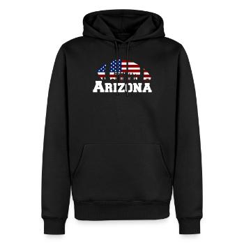 Arizona State Sedona Phoenix Grand Canyon AZ - Männer Premium Bio Hoodie - Schwarz - Vorne - Nico (187cm)