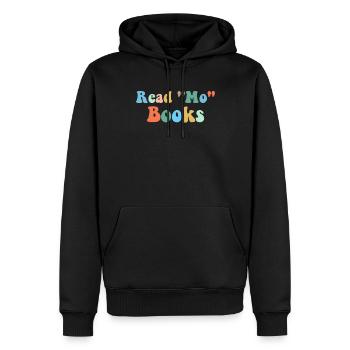 Livre Livres Bibliothèque Lecture Littérature Lire Livres - Sweat à capuche Premium bio Homme - noir - Devant - Nico (187cm)