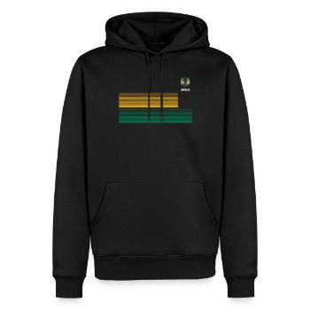 Jamaica Jamaika Rasta Raggea Rastafari Flagge - Männer Premium Bio Hoodie - Schwarz - Vorne - Nico (187cm)