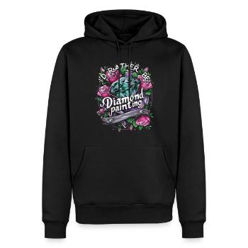 Accessoires pour Diamond Art Diamond Painter - Sweat à capuche Premium bio Homme - noir - Devant - Nico (187cm)