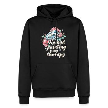 Accessoires pour Diamond Art Diamond Painter - Sweat à capuche Premium bio Homme - noir - Devant - Nico (187cm)