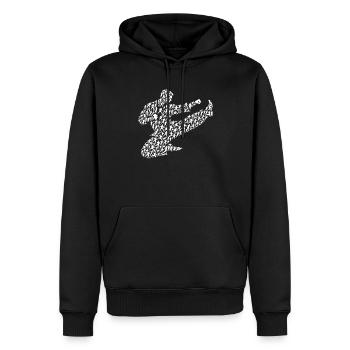Karate Karate Fighter Martial Arts Shotokan - Men’s Premium Organic Hoodie - black - Front - Nico (187cm)