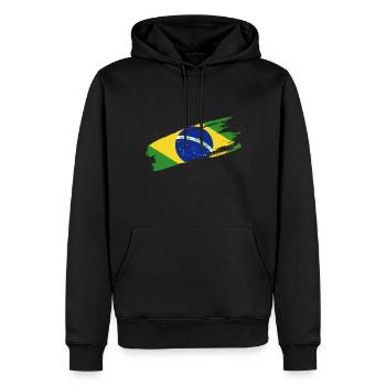 Brasilien Brazil shirt Brasilianer Rio de Janeirao - Männer Premium Bio Hoodie - Schwarz - Vorne - Nico (187cm)