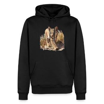 Bobcats Rotluchse Rotluchs Luchs - Männer Premium Bio Hoodie - Schwarz - Vorne - Nico (187cm)