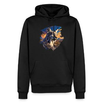 Bobcats Rotluchse Rotluchs Luchs - Männer Premium Bio Hoodie - Schwarz - Vorne - Nico (187cm)