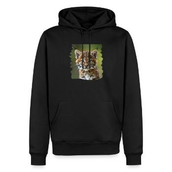 Bobcats Rotluchse Rotluchs Luchs - Männer Premium Bio Hoodie - Schwarz - Vorne - Nico (187cm)