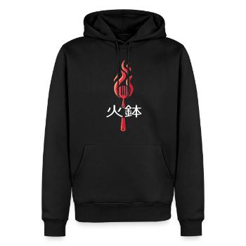 Hibachi Teppanyaki Bbq Japanische Küche - Männer Premium Bio Hoodie - Schwarz - Vorne - Nico (187cm)