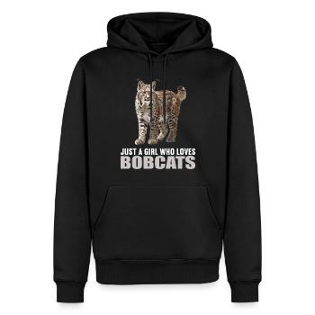 Bobcats Rotluchse Rotluchs Luchs - Männer Premium Bio Hoodie - Schwarz - Vorne - Nico (187cm)