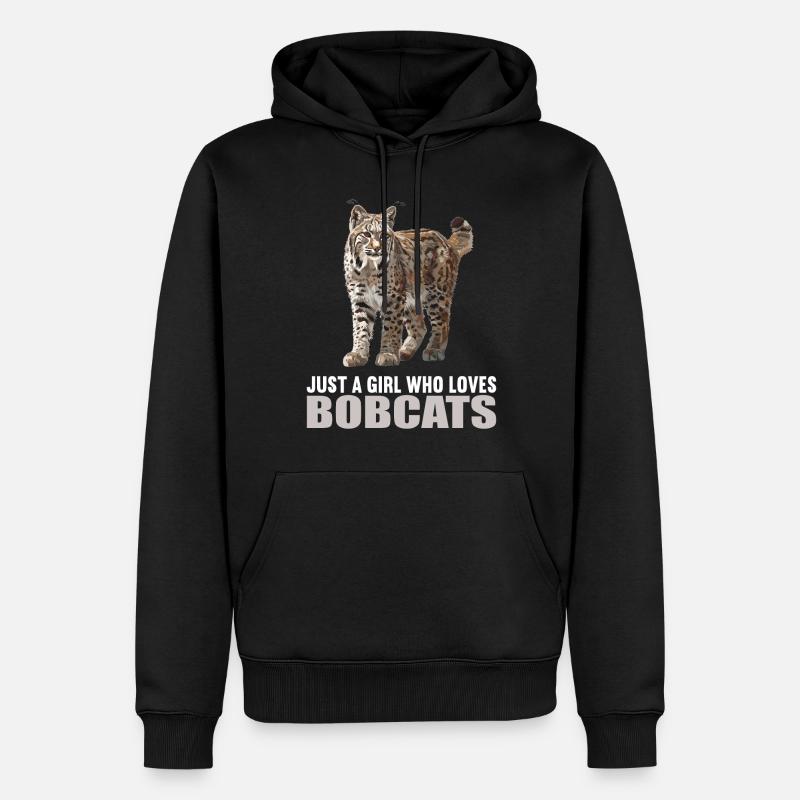 Bobcats Rotluchse Rotluchs Luchs - Männer Premium Bio Hoodie - Schwarz