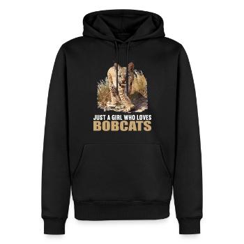 Bobcats Rotluchse Rotluchs Luchs - Männer Premium Bio Hoodie - Schwarz - Vorne - Nico (187cm)