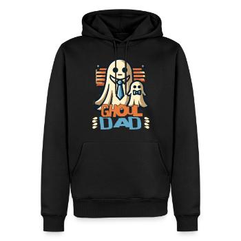 Ghoul Dad Geisterspaß für Väter - Männer Premium Bio Hoodie - Schwarz - Vorne - Nico (187cm)