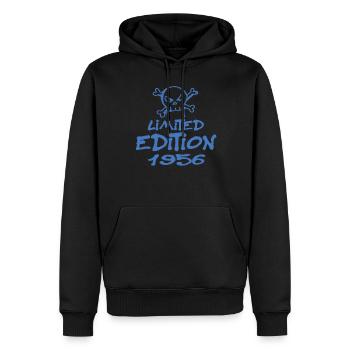 Limited Edition 1956 Geburtstag 1956 Geboren - Männer Premium Bio Hoodie - Schwarz - Vorne - Nico (187cm)
