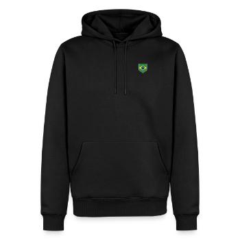 Brasilien Brazil shirt Brasilianer Rio de Janeirao - Männer Premium Bio Hoodie - Schwarz - Vorne - Nico (187cm)