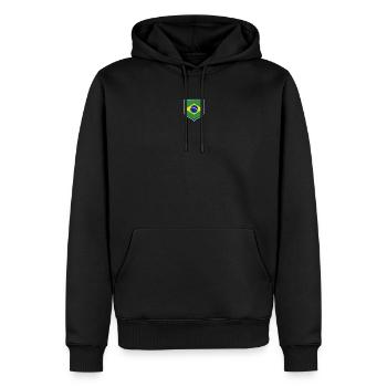 Brésil Brésil Maillot brésilien Rio de Janeiro - Sweat à capuche Premium bio Homme - noir - Devant - Nico (187cm)