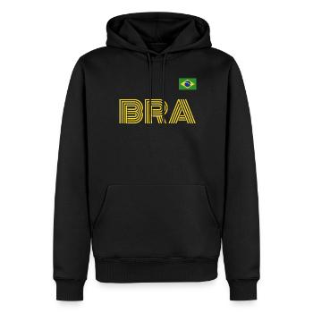 Brasilien Brazil shirt Brasilianer Rio de Janeirao - Männer Premium Bio Hoodie - Schwarz - Vorne - Nico (187cm)