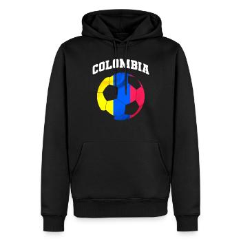 Colombie Colombie Medellín Vacances Bogota Cali - Sweat à capuche Premium bio Homme - noir - Devant - Nico (187cm)