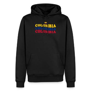 Colombie Colombie Medellín Vacances Bogota Cali - Sweat à capuche Premium bio Homme - noir - Devant - Nico (187cm)