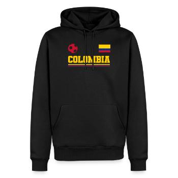 Kolumbien Colombia Medellin Urlaub Bogota Cali - Männer Premium Bio Hoodie - Schwarz - Vorne - Nico (187cm)