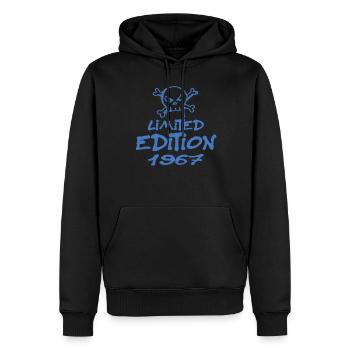 Limited Edition 1967 Geburtstag 1967 Geboren - Männer Premium Bio Hoodie - Schwarz - Vorne - Nico (187cm)