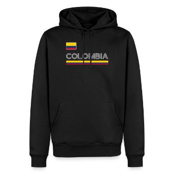 Colombia Colombia Medellin Holidays Bogota Cali - Men’s Premium Organic Hoodie - black - Front - Nico (187cm)