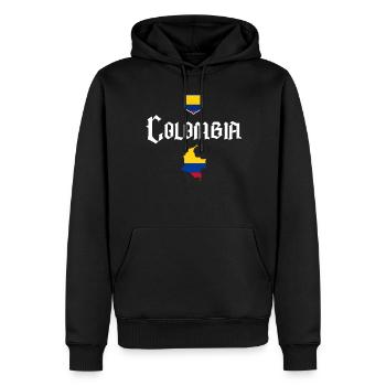 Colombie Colombie Medellín Vacances Bogota Cali - Sweat à capuche Premium bio Homme - noir - Devant - Nico (187cm)