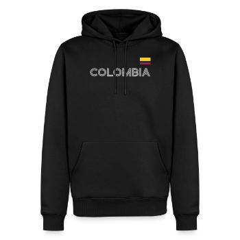 Kolumbien Colombia Medellin Urlaub Bogota Cali - Männer Premium Bio Hoodie - Schwarz - Vorne - Nico (187cm)