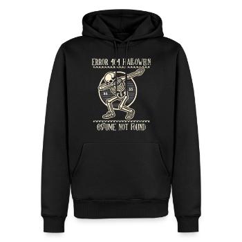 Humor Fehler 404 Halloween Kostüm Nicht Gefunden - Männer Premium Bio Hoodie - Schwarz - Vorne - Nico (187cm)
