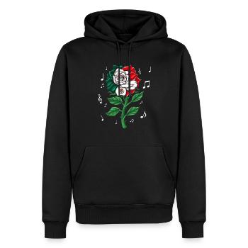 Mexiko Mexico Mexikaner Geschenk Flagge Fußball - Männer Premium Bio Hoodie - Schwarz - Vorne - Nico (187cm)