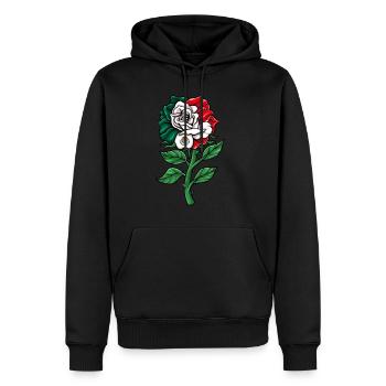 Mexiko Mexico Mexikaner Geschenk Flagge Fußball - Männer Premium Bio Hoodie - Schwarz - Vorne - Nico (187cm)