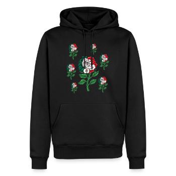 Mexiko Mexico Mexikaner Geschenk Flagge Fußball - Männer Premium Bio Hoodie - Schwarz - Vorne - Nico (187cm)