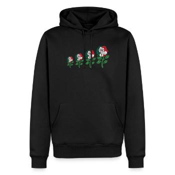 Mexiko Mexico Mexikaner Geschenk Flagge Fußball - Männer Premium Bio Hoodie - Schwarz - Vorne - Nico (187cm)