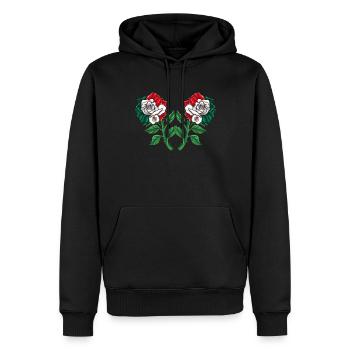 Mexiko Mexico Mexikaner Geschenk Flagge Fußball - Männer Premium Bio Hoodie - Schwarz - Vorne - Nico (187cm)