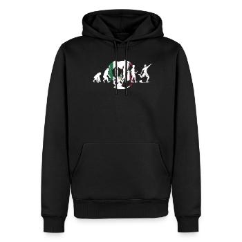 Mexique Mexique Cadeau mexicain Flag Football - Sweat à capuche Premium bio Homme - noir - Devant - Nico (187cm)