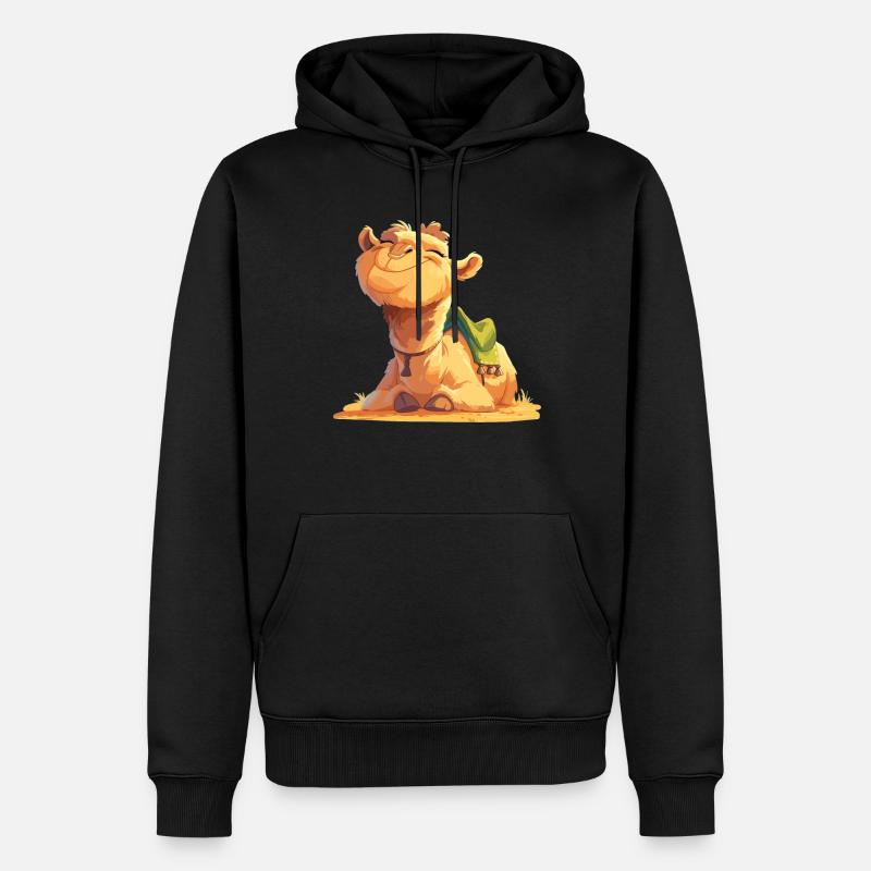 Chameau Kamele Kamel - Sweat à capuche Premium bio Homme - noir