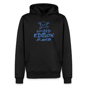 Limited Edition 2019 Geburtstag 2019 Geboren - Männer Premium Bio Hoodie - Schwarz - Vorne - Nico (187cm)