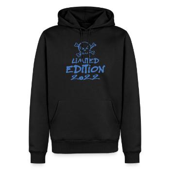 Limited Edition 2022 Geburtstag 2022 Geboren - Männer Premium Bio Hoodie - Schwarz - Vorne - Nico (187cm)